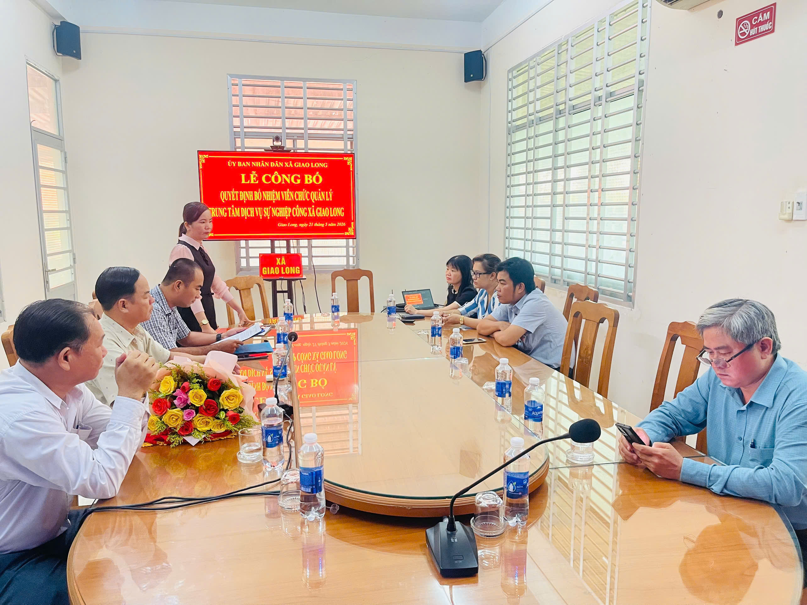 CÔNG BỐ QUYẾT ĐỊNH BỔ NHIỆM VIÊN CHỨC QUẢN LÝ