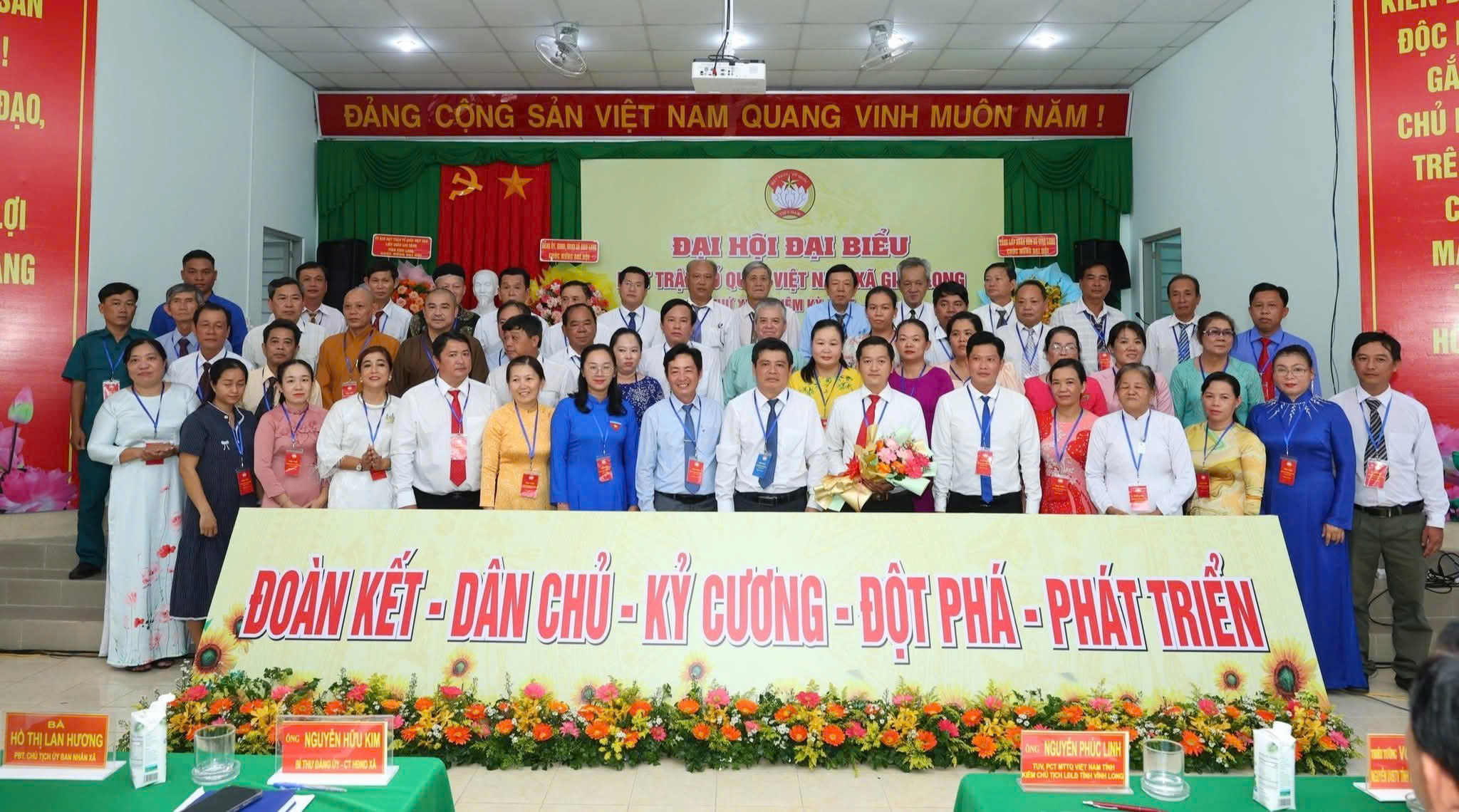 XÃ GIAO LONG TỔ CHỨC THÀNH CÔNG  ĐẠI HỘI ĐẠI BIỂU MẶT TRẬN TỔ QUỐC VIỆT NAM XÃ NHIỆM KỲ 2025–2030