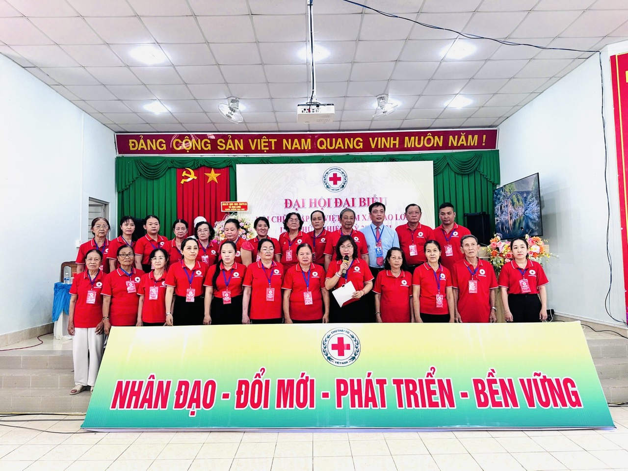 Đại hội đại biểu Hội Chữ thập đỏ Việt Nam xã Giao Long lần thứ I, nhiệm kỳ 2026-2031